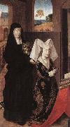 Isabel of Portugal with St Elizabeth Petrus Christus